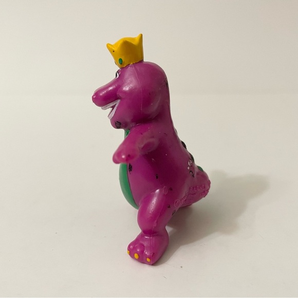 Vtg 1993 Barney With Crown and at the Beach Loose Figures Lyons Group - Picture 3 of 15